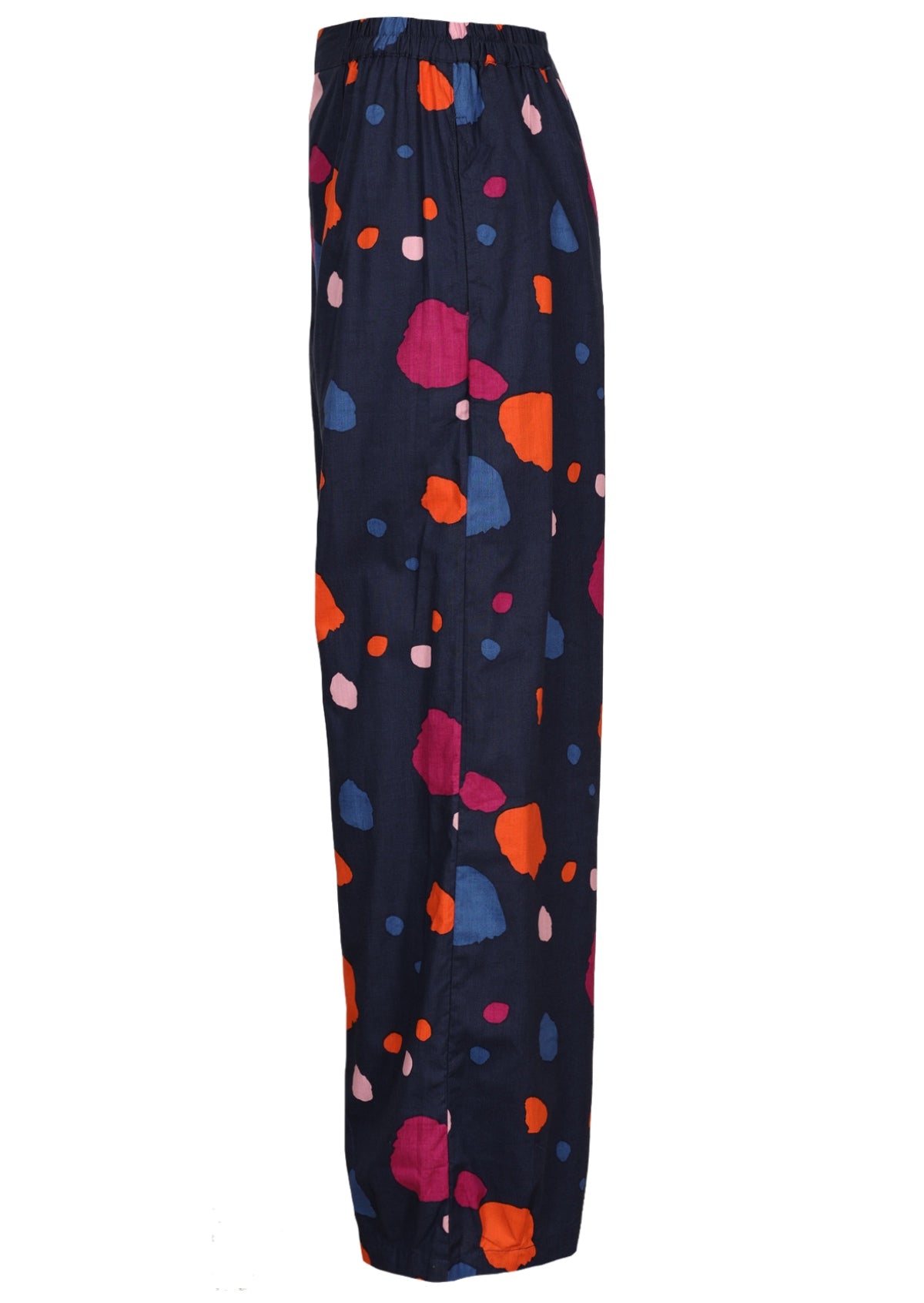 wide view elasticated side of waistband pant