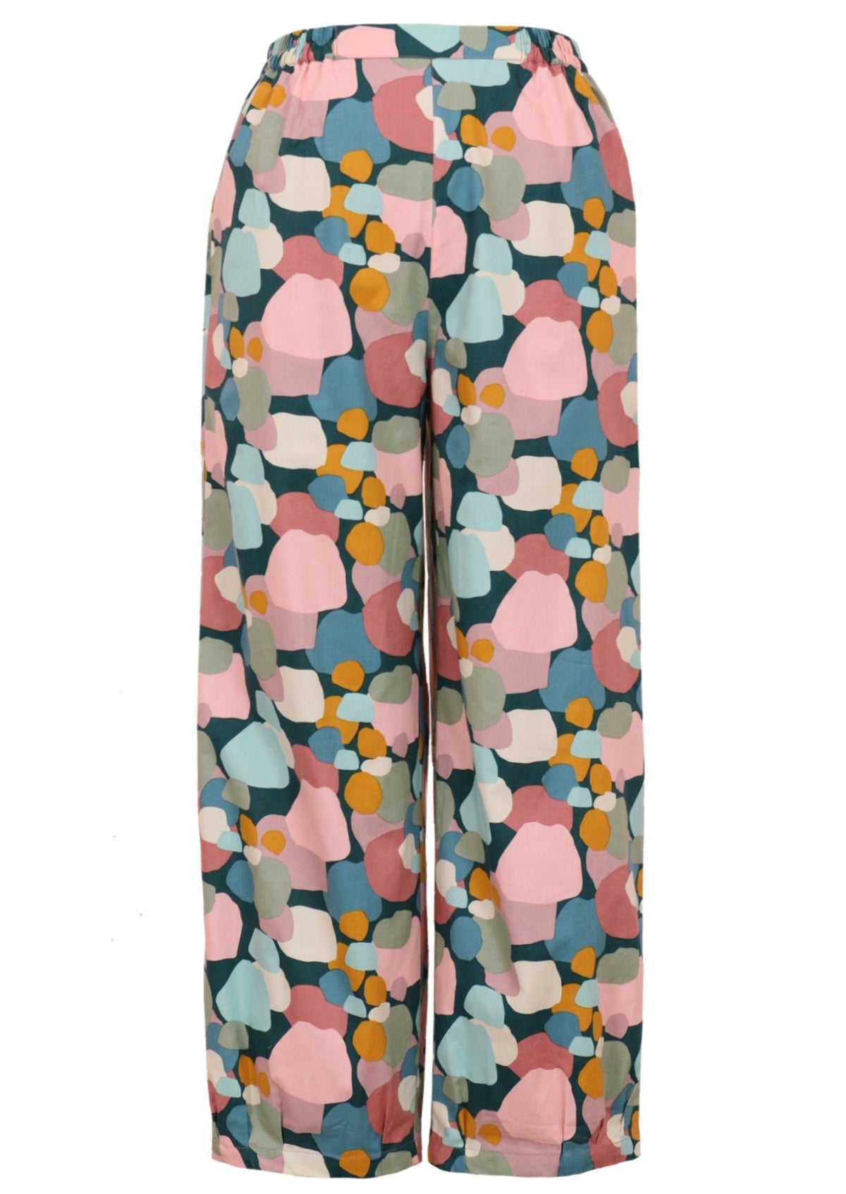 Colourful printed cotton women's pant