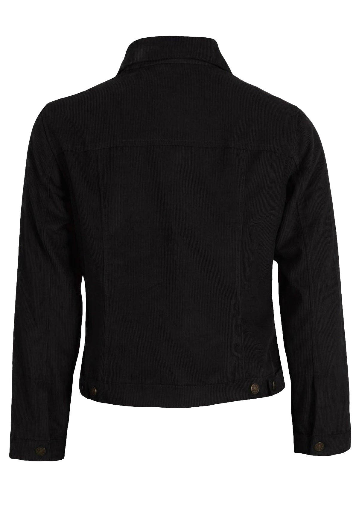 Cotton corduroy jacket with adjustable tabs