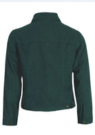 Cotton corduroy jacket with adjustable tabs