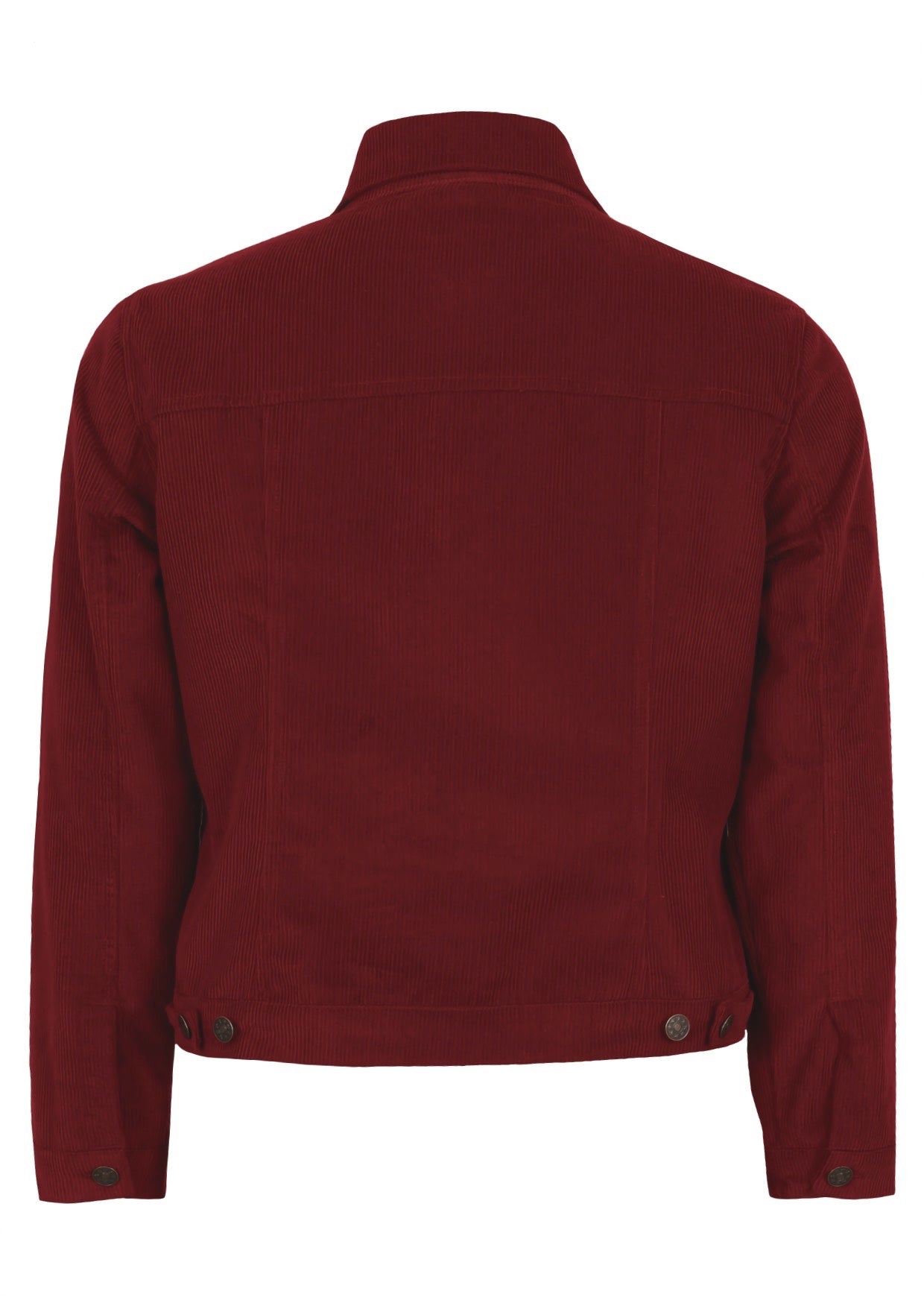 Cotton corduroy jacket with adjustable tabs