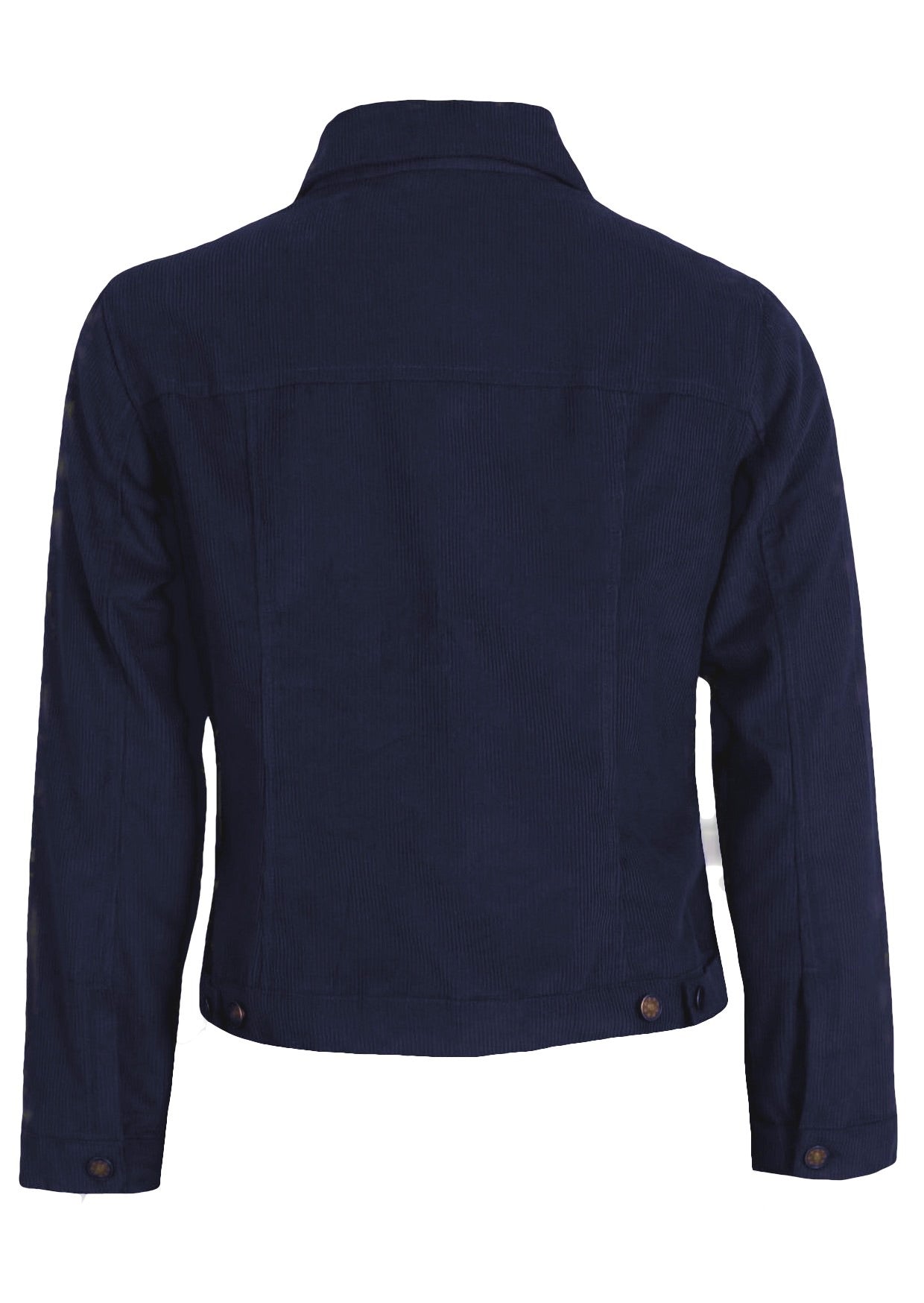 Cotton corduroy jacket with adjustable tabs