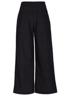 Esta Cord Pants Black Front 