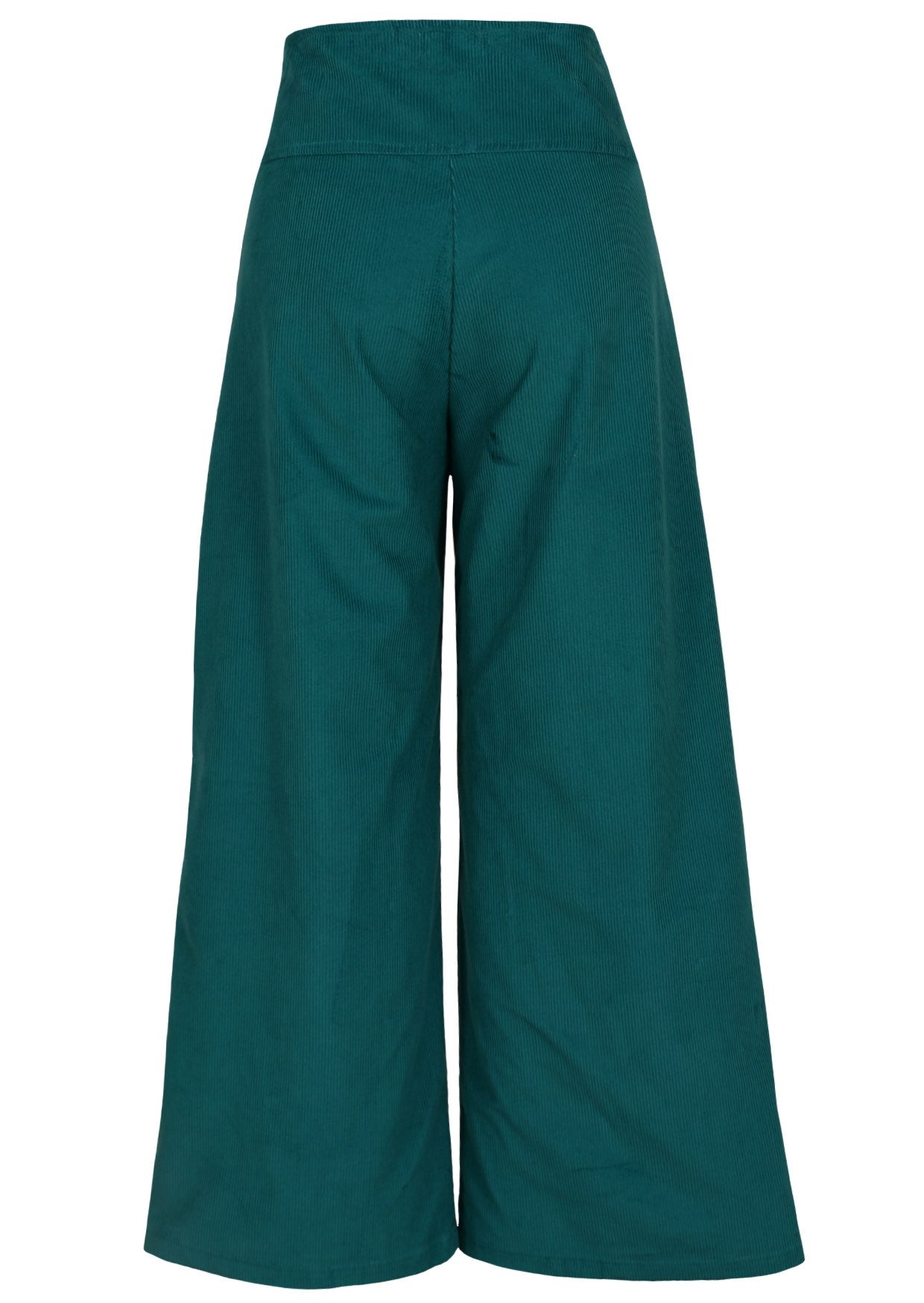 Cotton Corduroy Pants Everglade back 