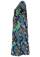 Frankie Dress Peacock side