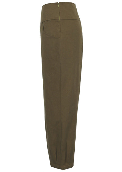 Nova Pants Capers cotton drill side
