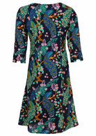 Tilda Dress Peacock back