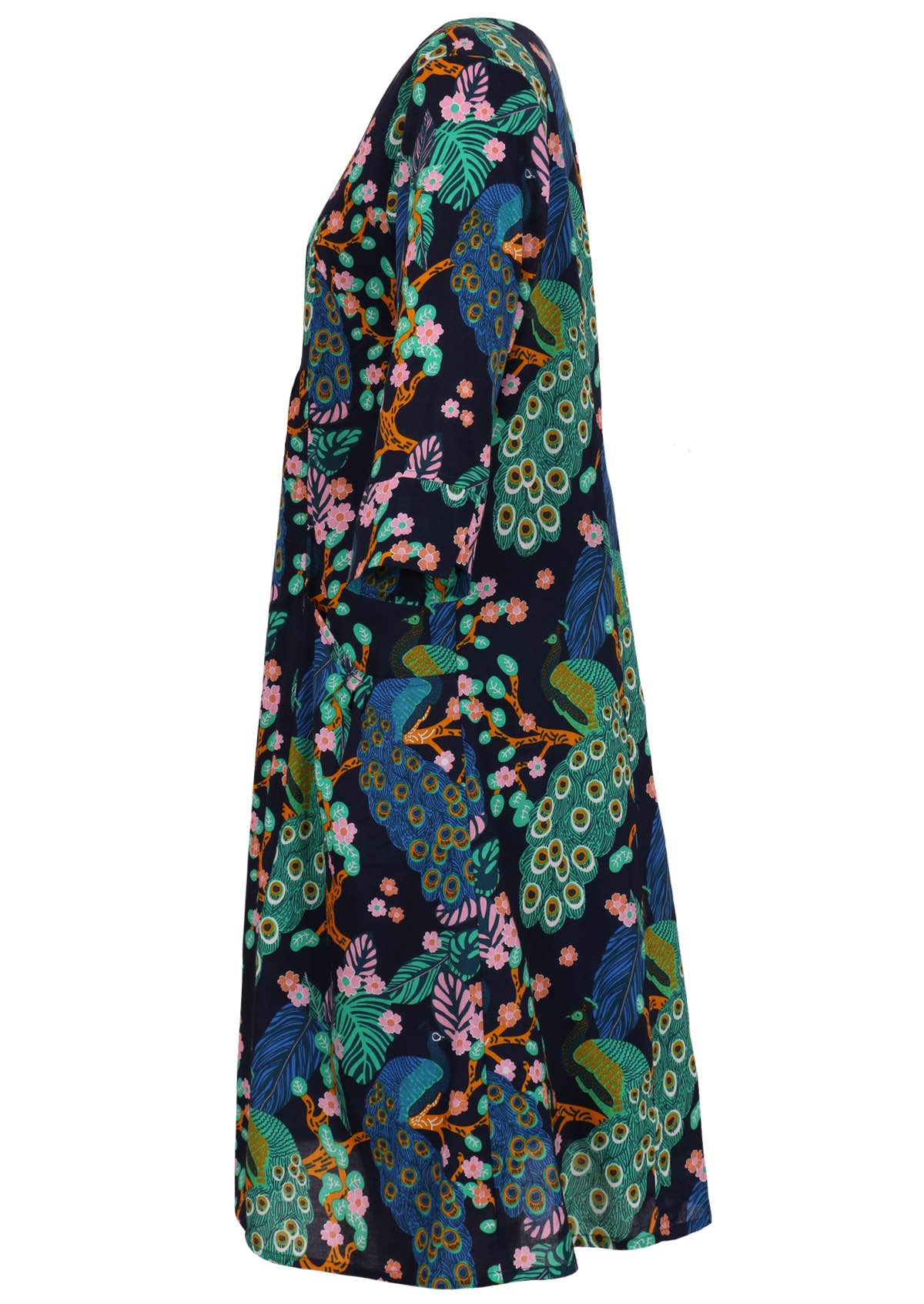 Tilda Dress Peacock side