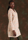 long sleeve a-line shirt dress