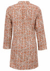 back view tunic dress gather detail at back of shoulders