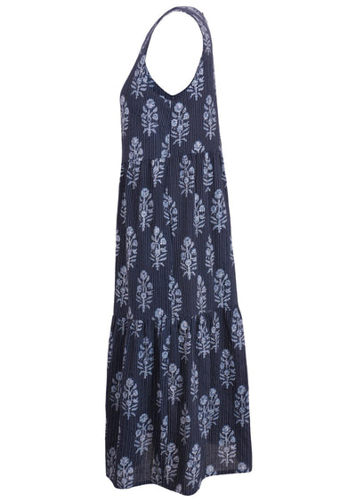 Mannequin side profile of dress.