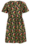Harlow Dress Oak front mannequin pic