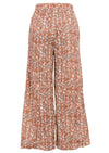 Peachy floral print cotton pants back mannequin pic