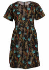 Mabel Dress Thistle cotton loose fit dress front mannequin pic