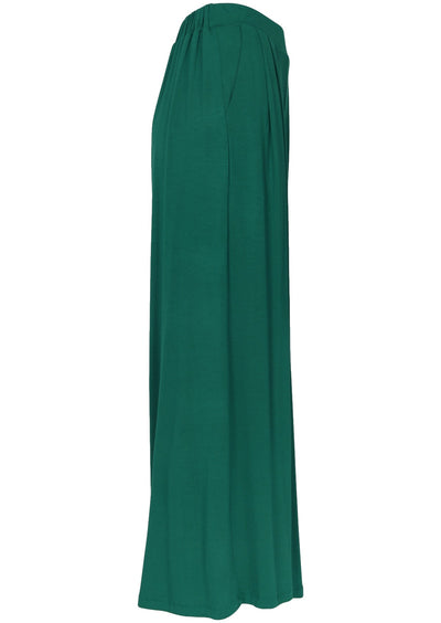 side view side pockets wide leg pant