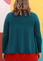 stretch jersey rayon cardigan