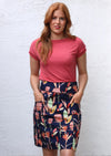 printed women's skirt designed in Australia
