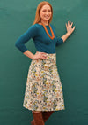 100% cotton women's dress with back pockets