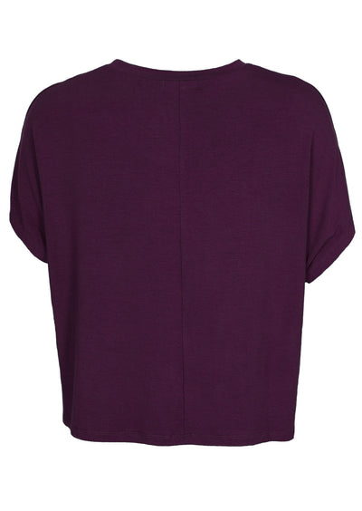 Emi Top Dark Purple