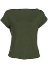 wide neck basic women's top Australia