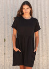 100% cotton dress with side pockets