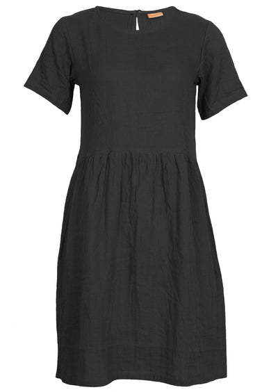 gauze cotton black dress Australia