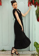 V-neck Womens Maxi Dress Australia