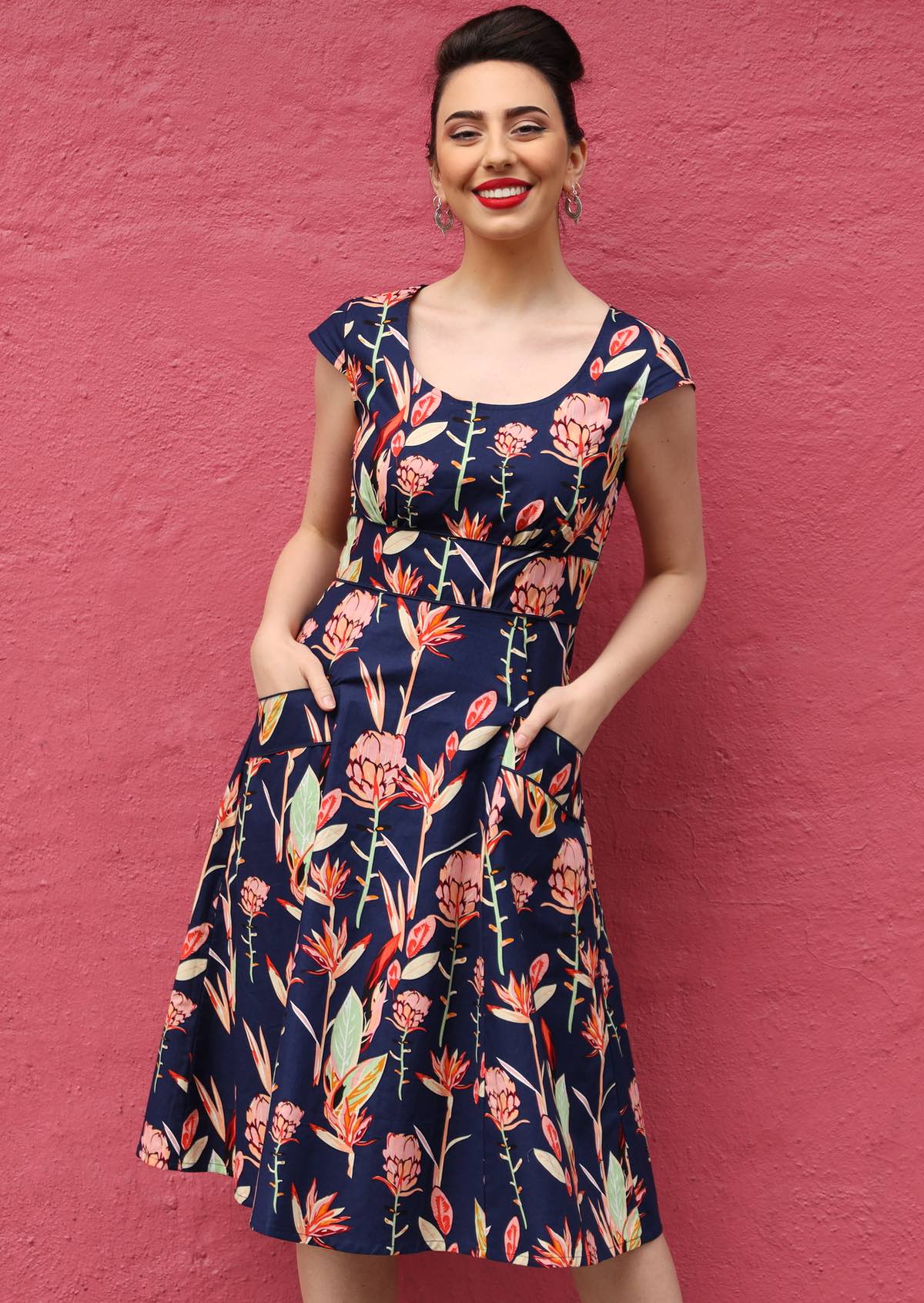 A-line Swing Skirt Womens Dress