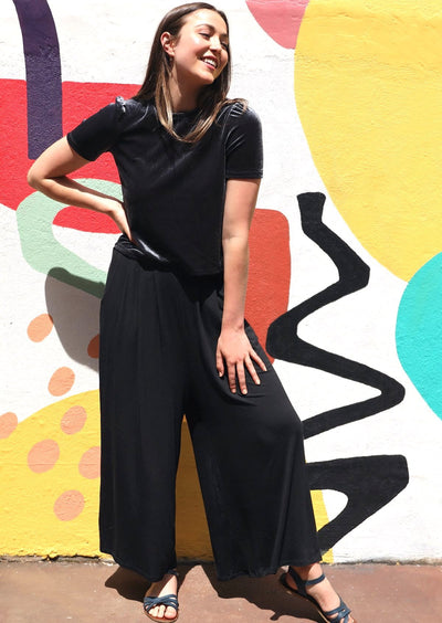 soft stretch rayon women's pant