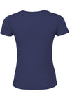 Scoop Neck T-Shirt Navy Blue