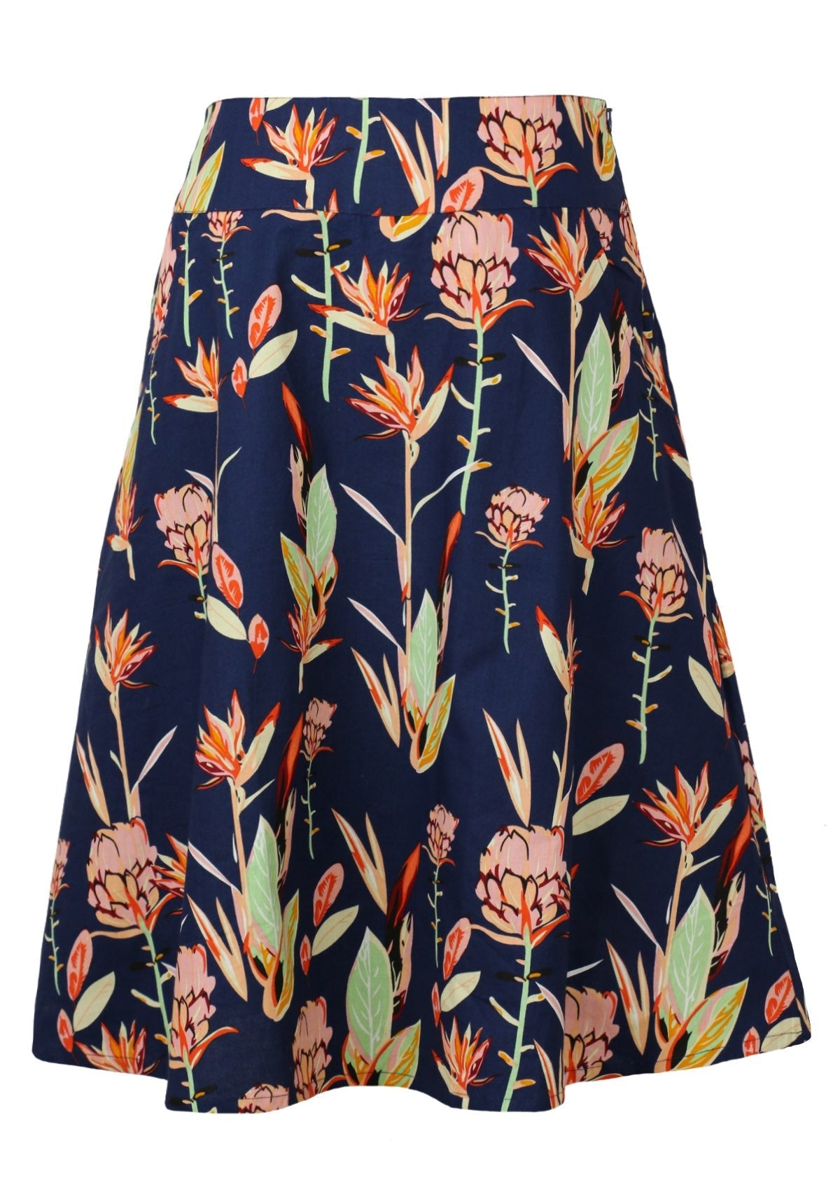 A-line swing women's skirt