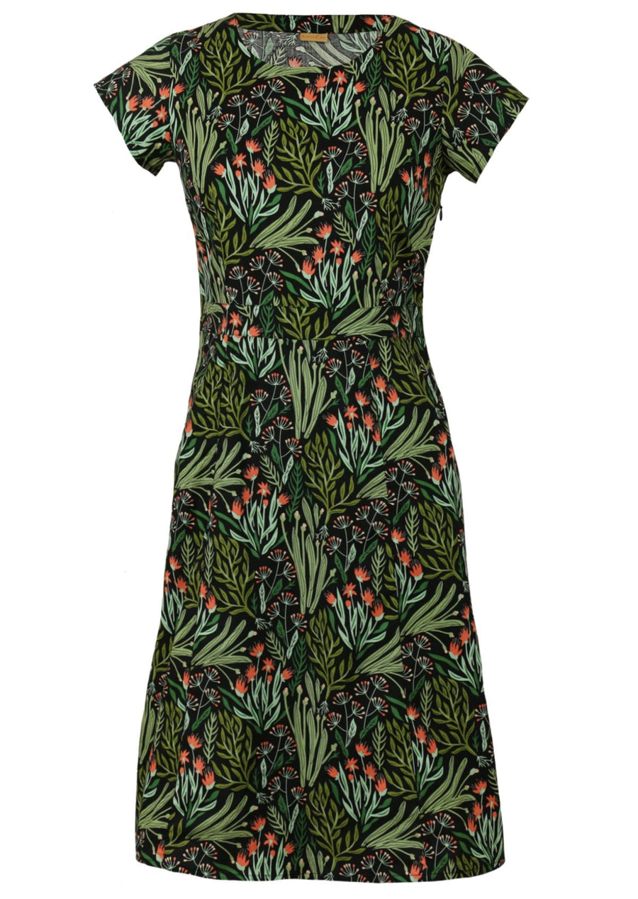 100% Printed Cotton Womens Dress with Pockets