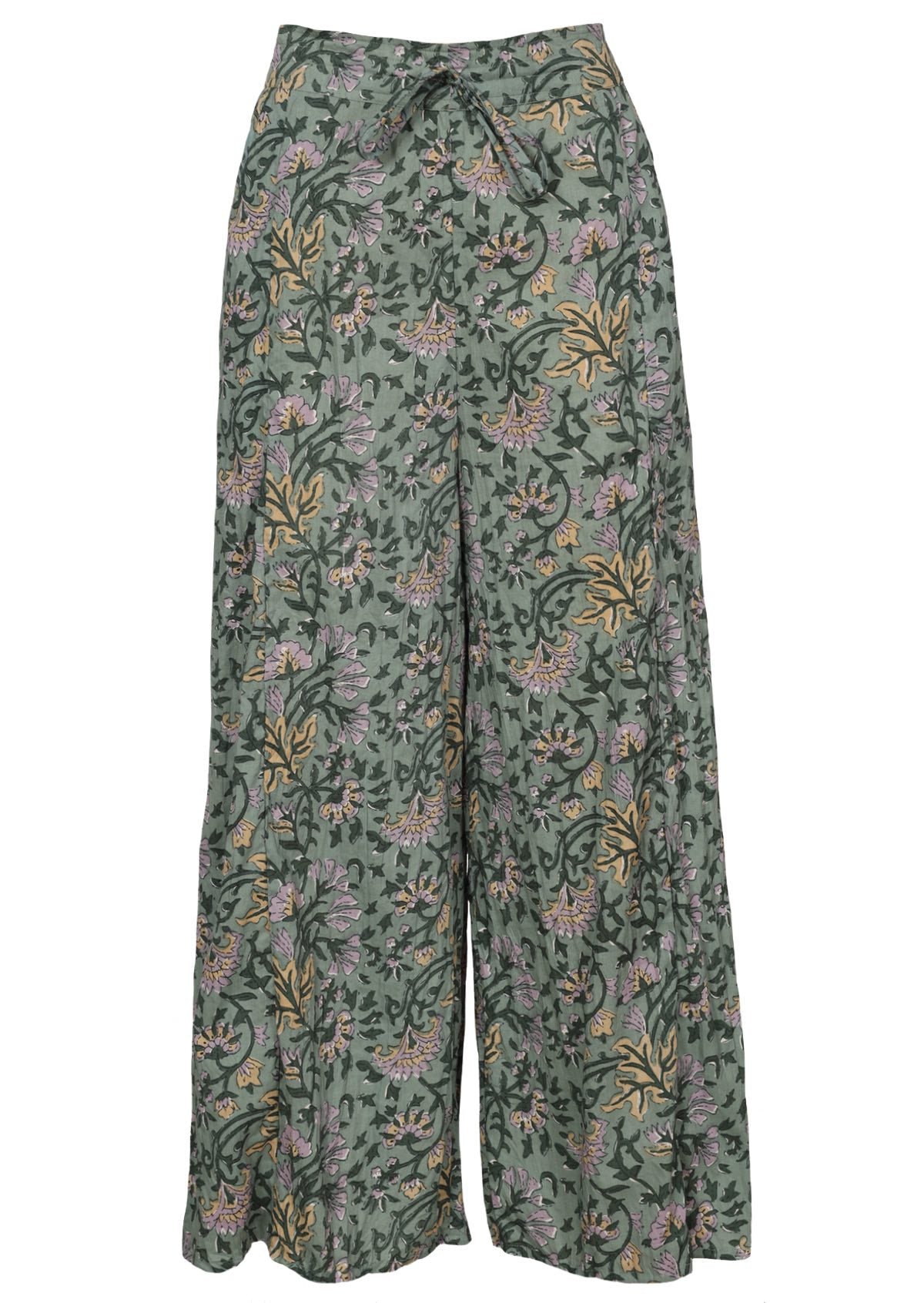 Cotton high waisted printed women's pant Australia