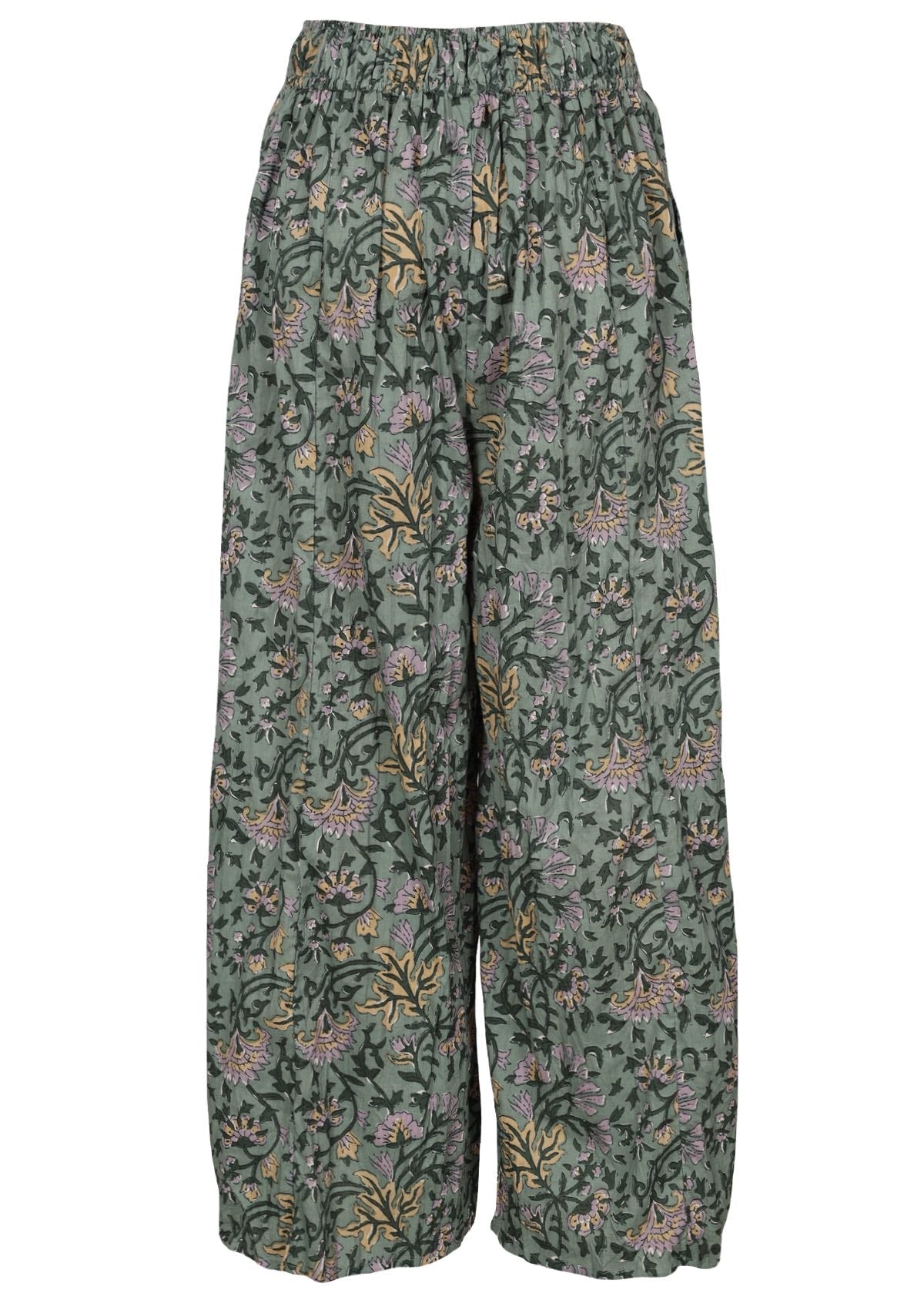 Back view smock elasticated back pant