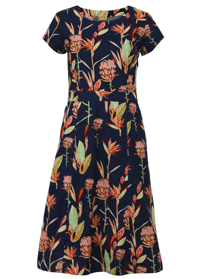 Short Sleeve 100% Cotton Dress