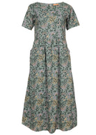 100% Cotton Lined Womens Short Sleeve Dress