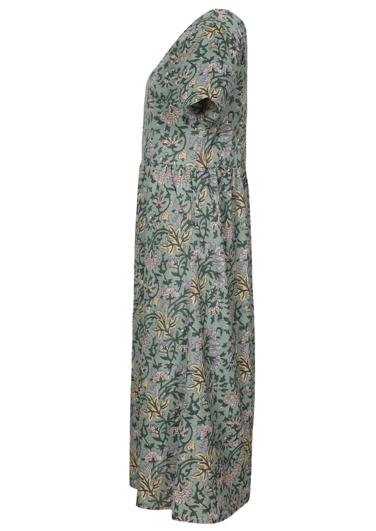 Side View Short Sleeve Womens Dress