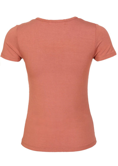 back view fitted soft jersey top